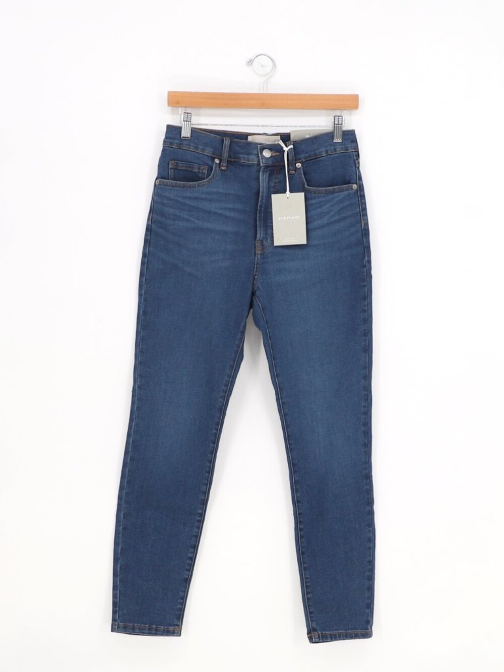 NWT EVERLANE High Rise Skinny Ankle Jeans Size 28